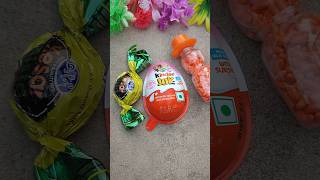 Kesar pista candy with orange fennel Jems in Kinder joy Box shorts kinderjoy chocolate [upl. by Earb]