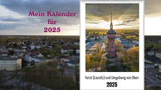 Forst Lausitz und Umgebung von Oben  Mein Kalender für 2025 [upl. by Kimberlyn433]