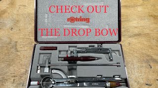 Review  Rotring Drafting Set with Unique Drop Bow Compass [upl. by Esilahc]