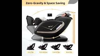 Review EASPEARL Relaxing Massage Chair 2024 4D Full Body Zero Gravity SL Track Shiatsu Stretch [upl. by Nowaj286]