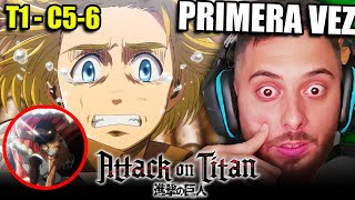 TIO SHUR REACCIONA A SHINGEKI NO KYOJIN CAPITULO 5 Y 6 [upl. by Sailesh792]