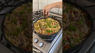 Arroz com fraldinha receitafacil receitas [upl. by Cleave834]