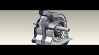 Animation eines 2Scheiben Wankel Motors [upl. by Lig177]