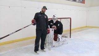 VH Post Integration  Pure Goalie Drill Powered by StopIt Goaltending [upl. by Karolina]