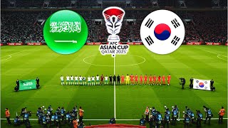 SAUDI ARABIA vs KOREA REPUBLIC  AFC ASIAN CUP QATAR 2023 [upl. by Ymer365]