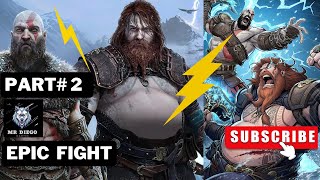 Kratos vs Thor Part 2 – God of War Ragnarök’s Most Epic Fight Scene walkthrough godofwar [upl. by Tham]