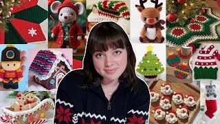 50 easy crochet CHRISTMAS projects with patterns beginner friendly [upl. by Emerej632]