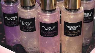 Victoria secret shimmer fragrance mist review [upl. by Osnola]