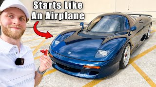 How to Start Up a Jaguar XJR15 [upl. by Aitekram]