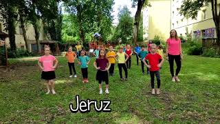 Jerusalema Dance Challenge  Kids dancing Jerusalema Poland Lodz Preschool [upl. by Akyssej]