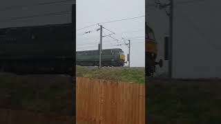 57009 GJ CHURCHWARD passing newark train class57 [upl. by Danby]