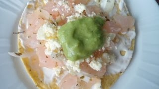 RECETA TOSTADAS DE PATA DE RESPLATLLO MEXICANOCOMIENDORICOYFACI [upl. by Killy]