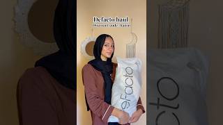 مشترياتي من defacto للشتاء ✨defacto haul clothes defacto defacto [upl. by Kuehnel]