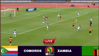 🔴LIVE Comoros vs Zambia  Live Match Stream Africa Cup Of Nations Qualifiers2024  Match Analysis [upl. by Westfahl636]