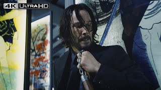 John Wick Chapter 4  4K HDR  Nunchaku Fight Scene [upl. by Petronia221]