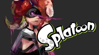 Octoling Splatoon  Sketch  Paint Demo [upl. by Anividul]