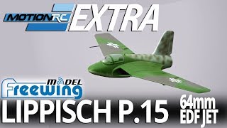 Freewing Lippisch P15 64mm EDF Jet  Extra Flight  Motion RC [upl. by Hajile]