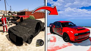 Repairing Broken DODGE DEMON in GTA 5 [upl. by Elegna]