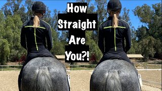 Rider Position Symmetry and Straightness [upl. by Aihsenat]