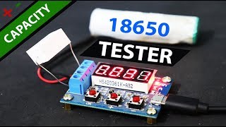 18650 lithium ion Battery Capacity Ampere Tester Liion Battery tester [upl. by Anirahs99]