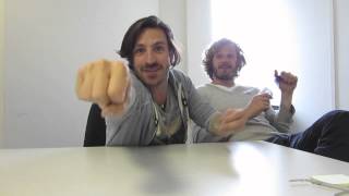 Merlin Series 5 Knights Sir Gwaine and Sir Leon Interviewed [upl. by Mallen]