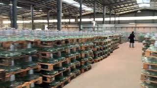 Toughened Glass Insulators  Factory Stockinsulator 120bpm 160bpm factory [upl. by Yzeerb489]