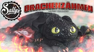 Drachenzähmen leicht gemacht 3  Ohnezahn Toothless Motivtorte Torte  Sallys Welt [upl. by Natika860]