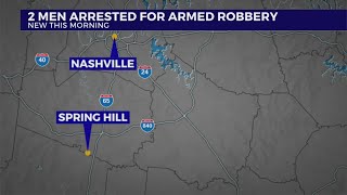 2 arrested for armed robbery at Spring Hill apartment complex [upl. by Woodson]