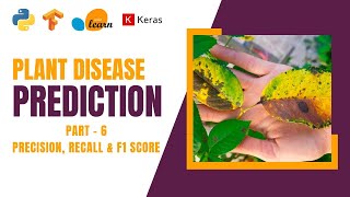 Plant Disease Detection System Part6  Precision Recall and F1 Score of Deep Learning Model [upl. by Laurinda]