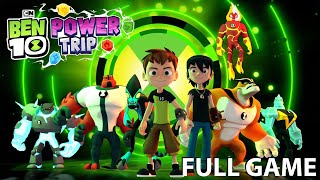 Ben 10 Power Trip First Open World Ben 10 Game  Complete Gameplay Walkthrough [upl. by Bowe]