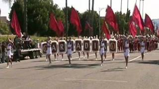 Arcadia HS  The Southerner  2008 Placentia Band Review [upl. by Aihsena]