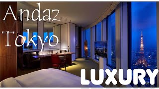 Review of Andaz Tokyo  Toranomon Hills in Minato Tokyo Japan [upl. by Helse]