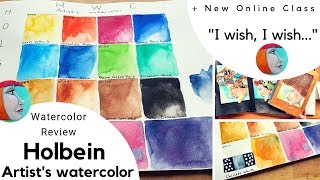 Holbein HWC Artists Watercolor Review [upl. by Salhcin]