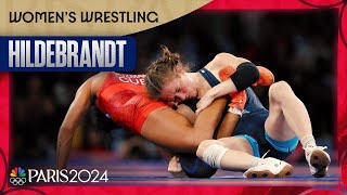 Sarah Hildebrandt wrangles another wrestling gold for Team USA  Paris Olympics  NBC Sports [upl. by Ardnuhsal]