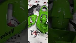 Lime Green Fairing Kit from Kings Motorcycle Fairings fairings motorcycle rider motovlog fyp [upl. by Nuhsyar]