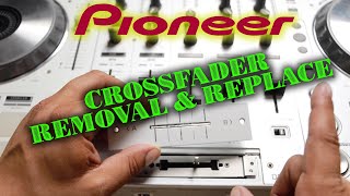 How To Remove Replace Fix The Crossfader on the DDJ SX [upl. by Adama]