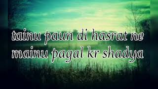 Chahat Lyrics Singga  Chahat Lyrics Video Singga  Isha Sharma  New Punjabi Song Chahat Lyrics [upl. by Ahsenyt]