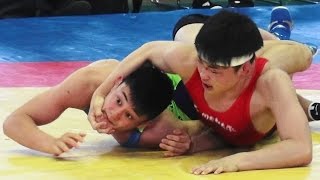 Wrestling Japan レスリング – Doshisha vs Tokuyama University [upl. by Leahcimdivad]