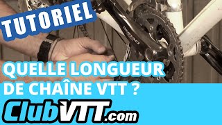 Quelle longueur de chaîne vtt   083 [upl. by Namurt]