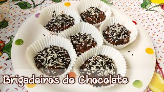 Brigadeiros de Chocolate [upl. by Ellebanna]