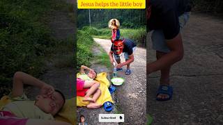 lord jesus helps the little boy😱🙏😇 jesus bible dios deus zeus fé fe foryou [upl. by Gal]