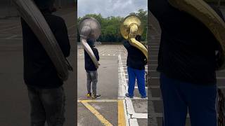 Godby high band tuba section leaders 🔥 band music sousaphone hbcubands [upl. by Adym]