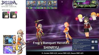 DFFOO GL Frogs Banquet Heretics SHINRYU White Crystal Run [upl. by Katz]