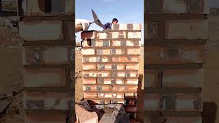 Thick brick masonry process [upl. by Amargo867]