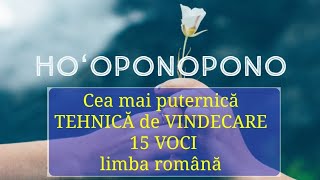 Meditatia Hooponopono  15 voci in limba romana  cea mai puternica tehnică de vindecare [upl. by Etterrag892]