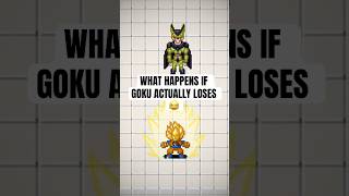 What happens if Goku actually loses 😂 dbz anime shorts [upl. by Akisey169]