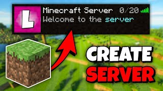 How To Make A Minecraft Server For Free 2024  All Versions [upl. by Erehs]