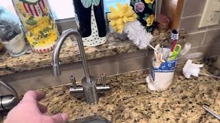 Insinkerator hot water faucet won’t shut off [upl. by Khalin696]