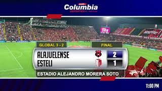 TRANSMISIONES DEPORTIVAS  ALAJUELENSE VS REAL ESTELI  COLUMBIA 987 FM [upl. by Dat]