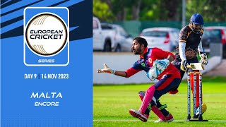 🔴 ECS Malta Encore 2023  Day 9  T10 Live Cricket  European Cricket [upl. by Artekal]